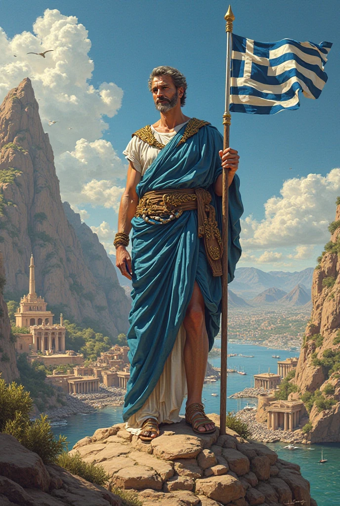 Ancient Greek Art, by John Tenniel, full body, cinematic still, (best quality, masterpiece, photorealistic), very aesthetic, perfect composition, intricate details, ultra-detailed, vivid colors