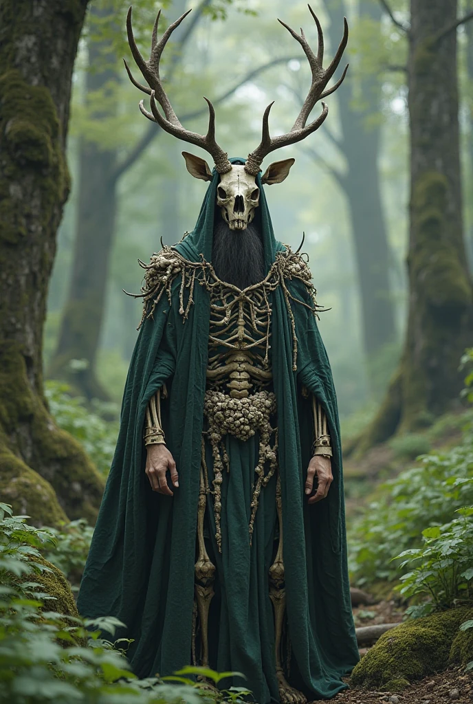film photography aesthetic,Fantastical creature shrouded in mystery, monstrous yet gentle demeanor, amalgam of forest elements and corpulent humanoid form, overgrown with fauna and entwined branches, head crowned with a singular, bloom-like ocular centerpiece, tendrils cascading down like organic ornamentation, earthy palette of greens, browns, and grays, subtle mist weaving through an ancient woodland backdrop, low-key lighting casting voluminous form into soft relief, atmosphere thick with enchantment and foreboding, digital artistry invoking mythological and fantasy inspirations.,Vibrant,whimsical