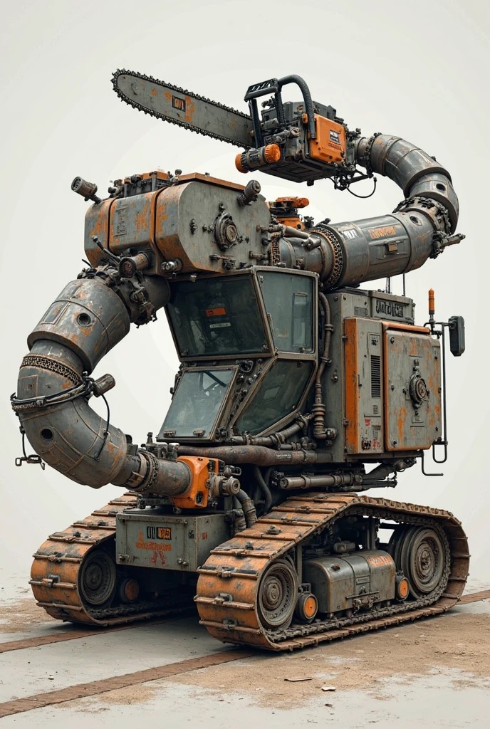 Design a bomb diffuser car robot with out a body with a like a tank like chain wheels carrying drilling bit and lots of accessories to diffuse a bomb with an ai camera to analyze surroundings Like a cars does not need hands