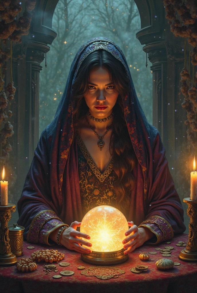 Female fortune teller