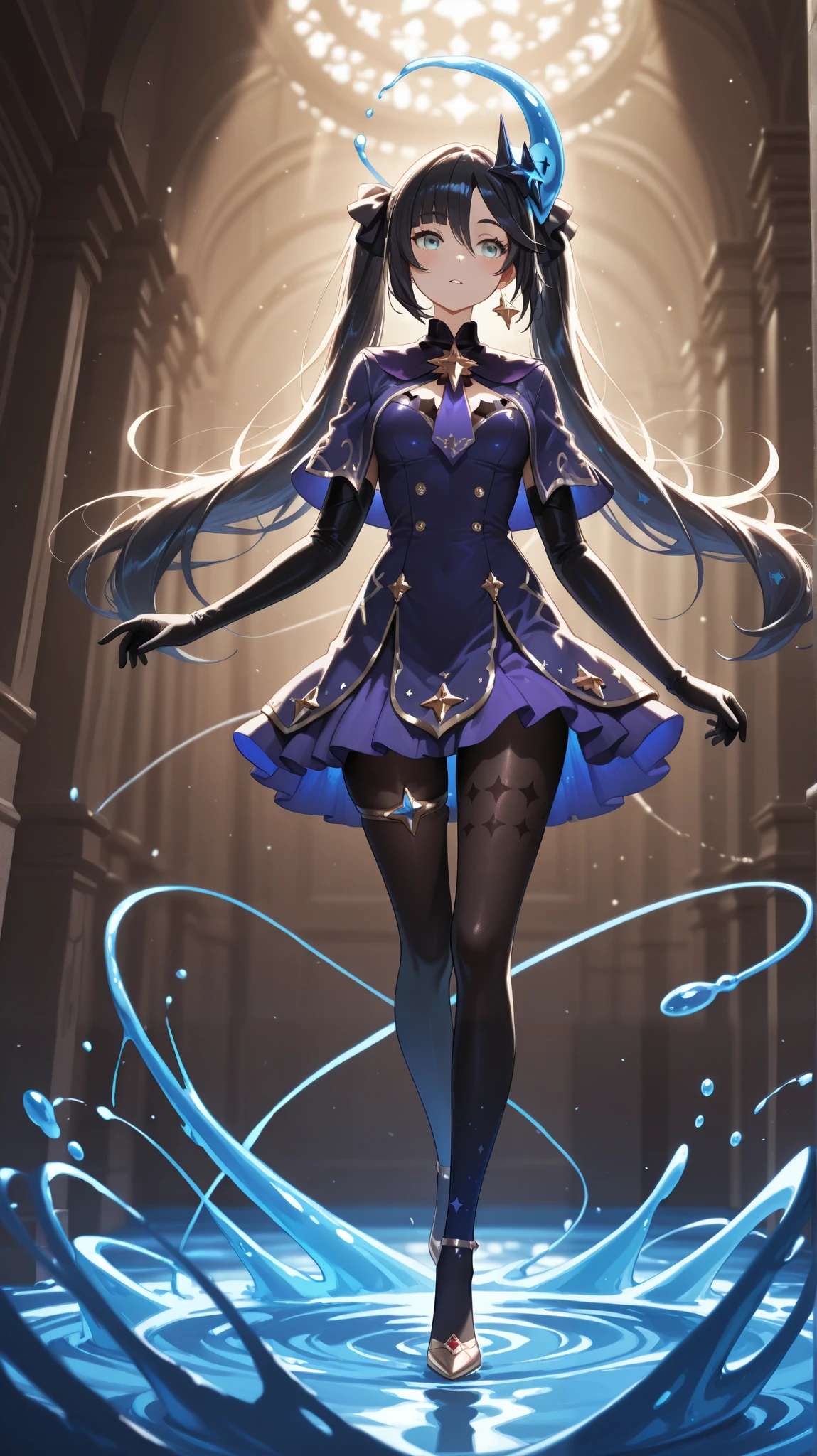 (professional quality, dynamic lighting, perfect eyes, detailed eyes, detailed face, full body), (Mona shapeshift:10.0, shapeshifting:16.0, melt:1.0, mona slime_girl:1.0)