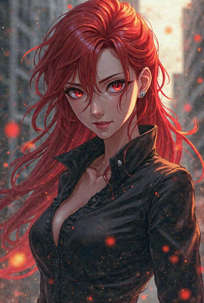 A savage bitch anime girl who is cute 

