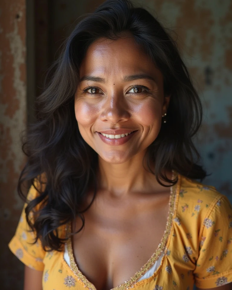 Lady, valera, venezuela, 54 years, robusta, king, town, realist, floral background, sarcastic smile