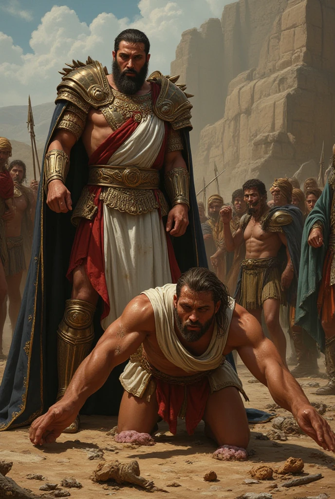 on the greek market, there are many man and a woman in the background, nude, naked, chicken and dog on ground, greek man with hurricane lamp running, a Greek man walking and debate with another old man, another poor man sitting on floor, female god statue, full body white cloak, shield, bow, sword, white hair, masculine, mature, naked, hairy torso, fantasy, intricate, elegant, highly detailed, digital painting, concept art, smooth, sharp focus, illustration, amor, helmet, sword, shield, Greek god. handsome,painted of rugged zeus and queen hera singing with lia, god of thunder, female greek god, white hair, masculine, mature, handsome, upper body, muscular, hairy torso, fantasy, intricate, elegant, highly detailed, digital painting, artstation, concept art, smooth, sharp focus, illustration, art by gaston bussiere and alphonse mucha, almost naked