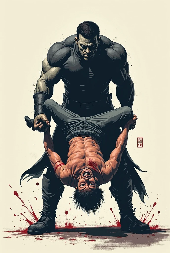A fantasy gay sex world A black man with a hyper muscular body full black body a black man with a hairy, hypermuscular body with giant arms, muscular legs, full body, big breasts huge breasts huge asses bodybuilder only one man in the image a hairy man black body with hair manga story hero comic