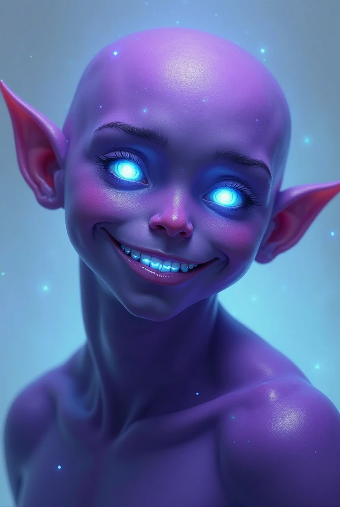 score_9, score_8_up, score_7_up, score_6_up, source_cartoon, 1girl, portrait face, (close up:1.4), white background, simple background, concept art, blue imp, freckles, small horns, short, bald, petite, pointy ears, leathery wings, cute, yellow glowing eyes, no eyes,