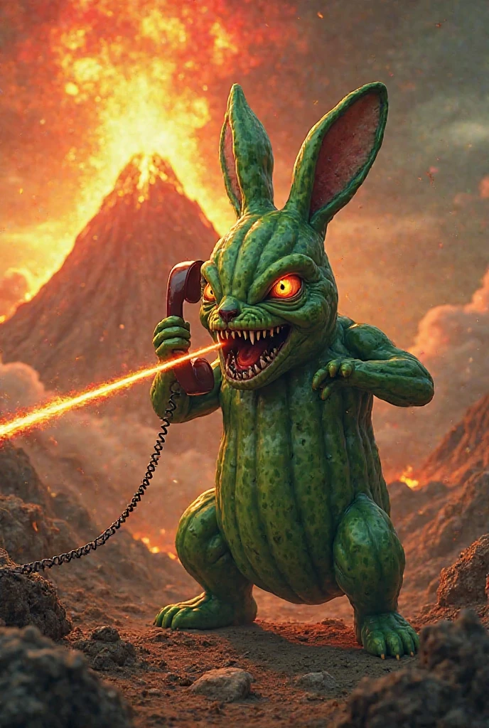 <lora:zay:0.7> zay rabit horror ufo and green marisians