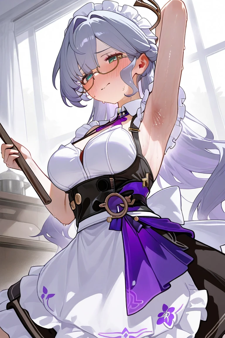 ((masterpiece)), ((Best quality)), (high resolution), (illustration), (an extremely delicate and beautiful), (ultra detailed beautiful face and eyes), nsfw,   1girl, leaning forward,  YukineChris, long hair, purple eyes, twintails, low twintails, ahoge, large breasts,  fishnet pantyhose, red a bow tie,  volumetric lightning, detailed skin texture, detailed, volumetric shadow, anime screencap,Highest quality, Sorceress, ancient babylonian nobility, ((tan skin:1.2)), (brown skin color),Long hair, twin braids, hair ornament, wine colored hair, smile, Below average size breasts, bare shoulders, (underboob:0 Legs apart、Ready your gun?、Stretching arms forward to accentuate cleavage 8K, masterpiece, Best_quality, high_resolution, ultra_details, detailed, 1girl, 独奏, looking_at_viewer, upper_body, indoors, braid, blurry, bangs, white_hair, blurry_background, collared_shirt, church, hair_ribbon, hair_between_eyes, stained_Glass,sidelocks, depth_of_field, light_particles, window, french_braid, Alphonse Mucha Style, sharp focus, perfect hands, perfect face, perfect eyes, perfect light, dynamic light, natural light, Masterpiece, Best quality, red dress