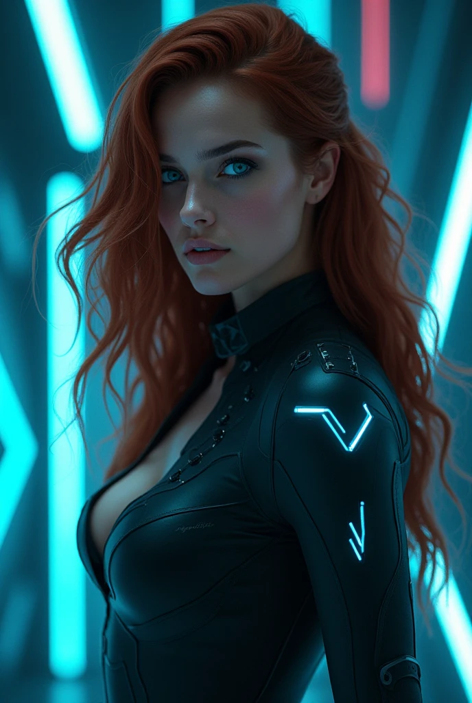 Angela is a beautiful 30 year old woman, wavy hair, detailed eyes, detailed face, high detail skin, strong compact body, wearing sexy futuristic cyberpunk clothing, futuristic cyberpunk city background, misty, wet, raining, best quality masterpiece, realistic photo, intricately detailed, 8k, HDR, shallow depth of field, wide light, high contrast, backlight, light flares, chromatic aberration, sharp focus, RAW color photo, looking at the camera, various poses