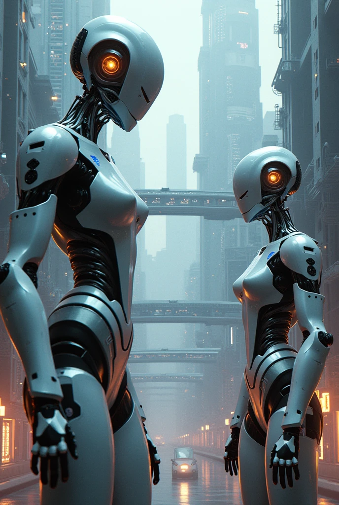 there are many mannequins lined up in a row, detailed cinematic shot, electronic brain, juno promotional image, by Richard Wright, perfect android girl, machine elves, trance, coherent symmetry, award-winning render, white machinery, parallelism --ar 16:9 --auto --s2