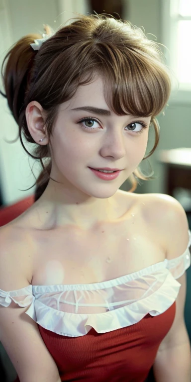 2 white tomboys european girls, medium Butterfly Cut hair, red hair, messy hair, big eyelashes, smiling, full body photo, perfect green eyes, 8k photo, tattoos, slim body, realistic,, arm full of tattoos, oiled up body, high details, soap foam, cute face, teen girl, slander, best quality, photorealistic, topless, perfect eyes, tomboy skinny, freckles, fringes, bath, tomboy, looking up, bow tie, distant focus, no chest, red lipsticks, red lips