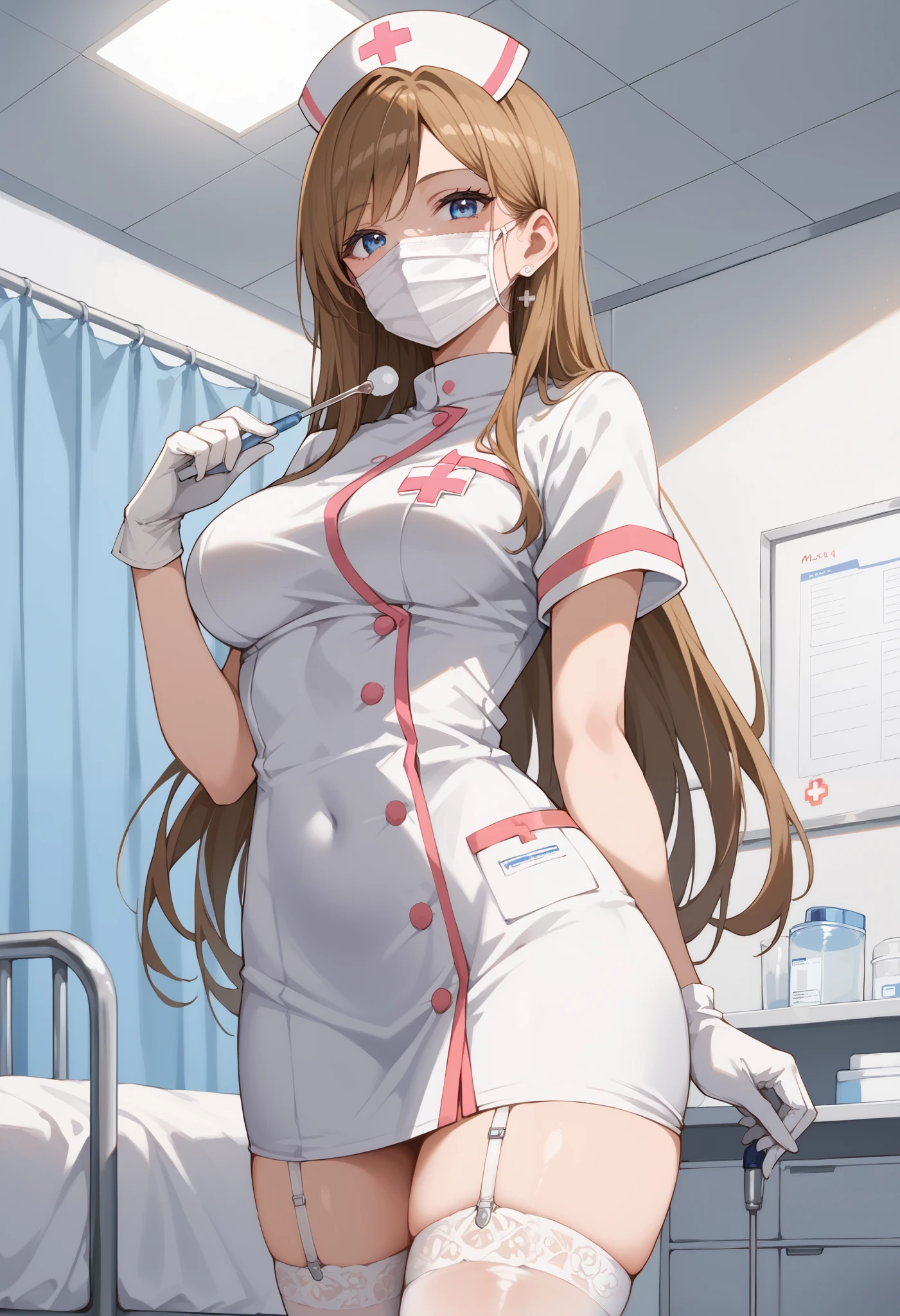 nurse uniform,hospital, latex nurse suit,nurses,busty,elbow gloves,labcoat,auburn hair woman,red eyes , gigantic ,medical instruments,asian nurse,two nurses,speculum,examination room,oversize ,big ass ,strap on, lay on table ,legs spreaded,giving birth,gyno chair , dentist,Milf,latex,white uniform,oversize breasts