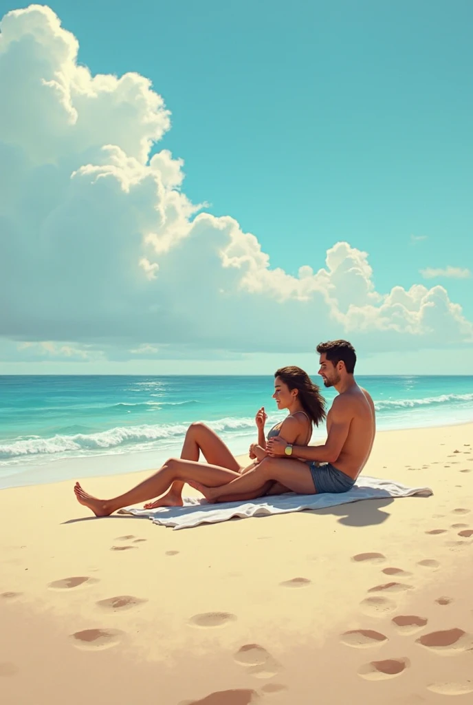 There the water was always warm and breeze was forever cool not a bad weather as in sight , and couple was happy