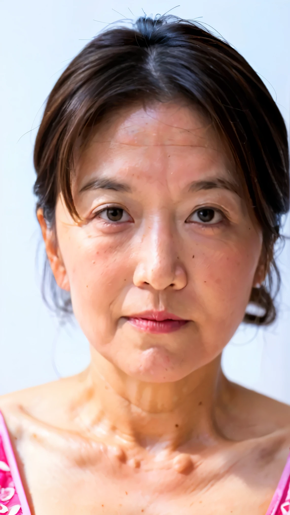 (((portrait:1.5))), Remove Background, gravure, from the chest up, masutepiece, Best Quality, Ultra-detailed, Photorealistic, super detailed skin, Perfect Anatomy, (1 japanese mature woman), (Solo), 95 years old, Large breasts, Mature Woman Politician, glamor, A sexy, Chromo-white skin, Looking at Viewer