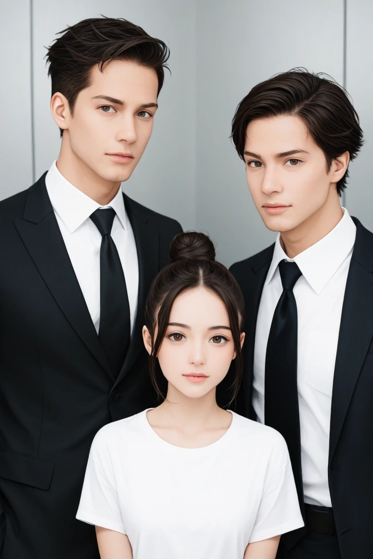 woman and man