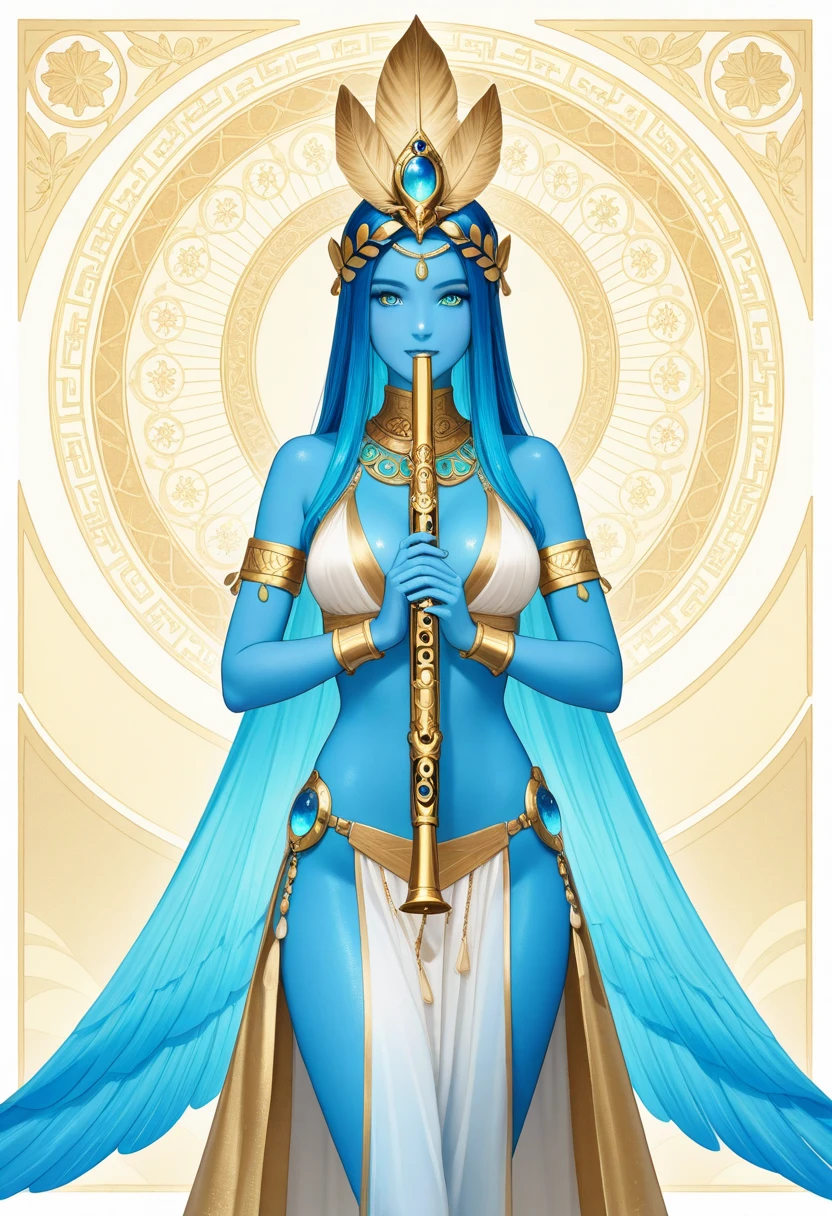 Person (High Elf Colossal Goddess), Clothing (wearing rainbow-colored gloves), Depiction (Upper body of a person sitting on a throne in outer space), Image quality (4K, Golden Ratio)
