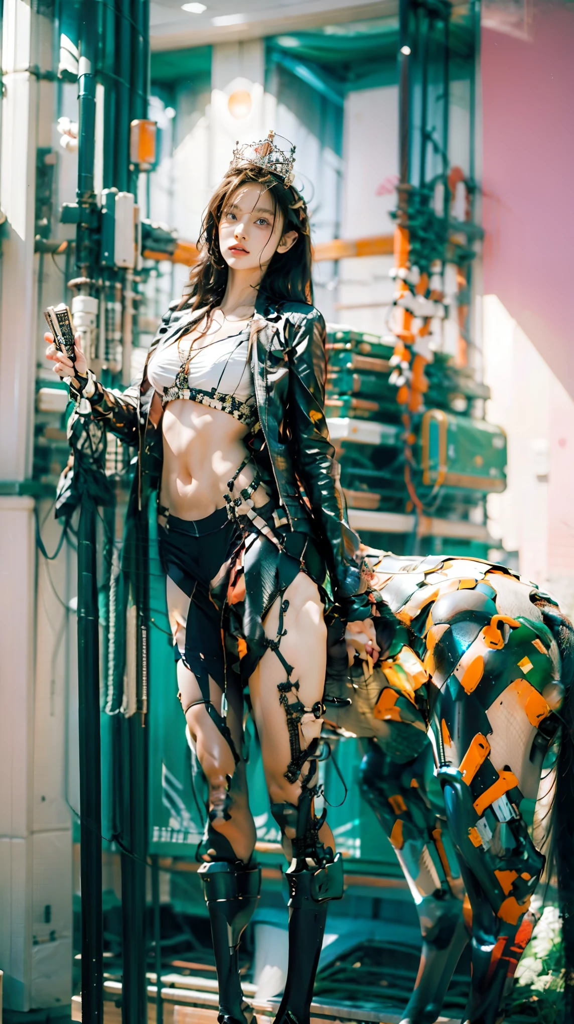 [flux_sdxl_pro_workflow_v9.2] hyperrealistic genderfluid deity, cyber-mythic fusion physique, 192cm quantum-entangled anatomy:21.1cm×1.2 fractalized skull_matrix + 185cm phi-ratio chest_arc + 68cm/40.8cm/27.2cm limb_gradient, crystalline thessalian_triangle_ankle, obsidian_photon_claws, mandelbrot_fractal_wings(radius=1.2m) with fibonacci_gear_halo, 7-segment liquid-mercury spinal_column emitting klein_blue_plasma, quantum-tentacle_hair_dynamics(8x), photon-tear_starbursts, hermetic_spiral_iris(left)/fibonacci_gear_iris(right), phase-distortion_hair_ribbons, dynamic_refractive_phoenix_crown(1.33→2.42), non-euclidean_terrain(μ=0.72) with quantum_lava_rivers, superconducting_skyline(refraction=180°), holographic_pore_rendering(8K_subsurface×2), photonic-crystalline_dermis(R=16bpp), fractal_elastic_exosuit, triple-exposure_kinematic_flow(QHD-9000): combat/ride/pinch_states, liquid_vertebrae_collapse_triggering galactic_gravitational_waves, 237tentacles/m² synced_with_mandelbrot_morphing(87.5%), FACSv9_creampie_wave_topology, 80% aqueous_refraction_curves, qilin-inspired_horn_motifs + serpentine_waist_articulation, quantum_brocade_weave(16_algorithms), gear-driven_ruqun_dynamics, taiji_plasma_illumination(3000K→6000K), klein_bottle_light_sculpting, autostereoscopic_IPD64mm_layerfusion, quantum-photon_tunneling_AA×512, nano-sweat_diffraction_system, 6D_phase-entangled_holography, anti-entropy_filter_v2.7, ultra-dense_erotic_tension_flow ++style_sdxl_cybermyth_v12.3+++