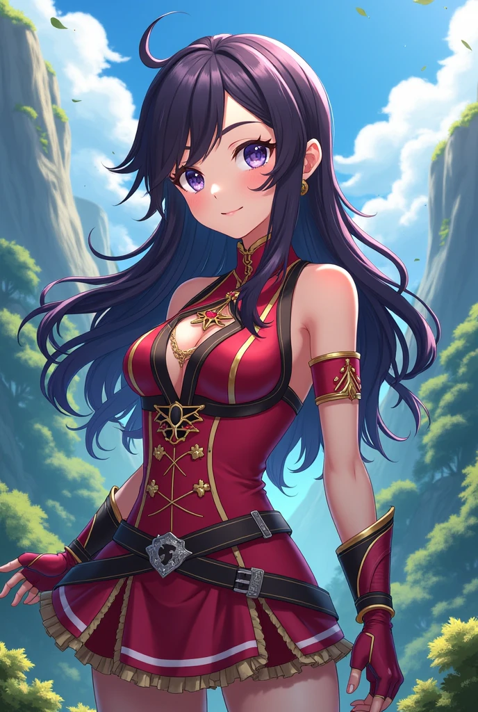 linda mulher de cabelos loiros, de roupa estilo oriental preto chines, xianxia de corpo inteiro, asas brancas angelicais, decote, expressao nervosa, peitos grandes, bunda grande, estilo cartoon