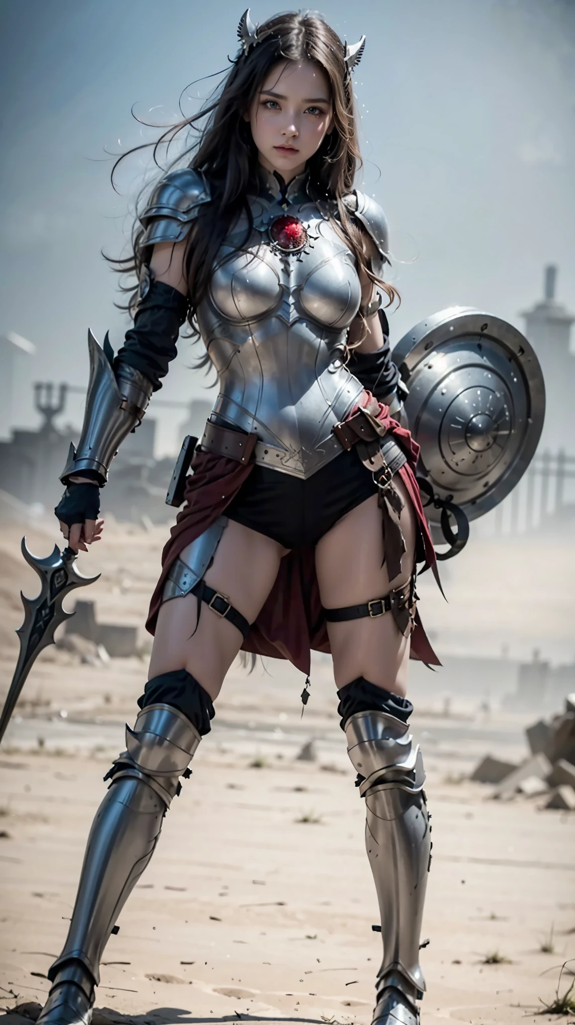 grey armor ,Eyes red ,high resolution, Belle, PERSEPHONE