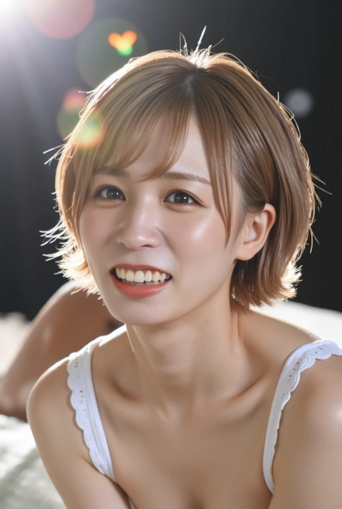 beautiful japanese actress、1 girl,debris flies,,award winning photos, very detailed,face focus, double big eyes(woman with open mouth and closed eyes ), 18-year-old、shiny skin、(((close up of face)))、realistic nostrils、elongated nasal cavity,,,、apartment emergency stairs,　landing of stairs,Outdoor fire escape staircase,squat、((completely naked))、big breasts、(sharp nose)frown performance:1.4,,performance,frown,please raise your head、Skin shiny with sweat,oily facial skin,tied hair,female teacher,Squatting in the hallway、squat、50 degree hot room、Skin shiny with sweat、wet transparent fabric,Sweaty all over my face,Face enduring severe pain、screaming face,Open your mouth wide and scream,((woman on top,vagina,sex,)),((completely naked)),(((nsfw))),(blonde hair color),(very short hair)