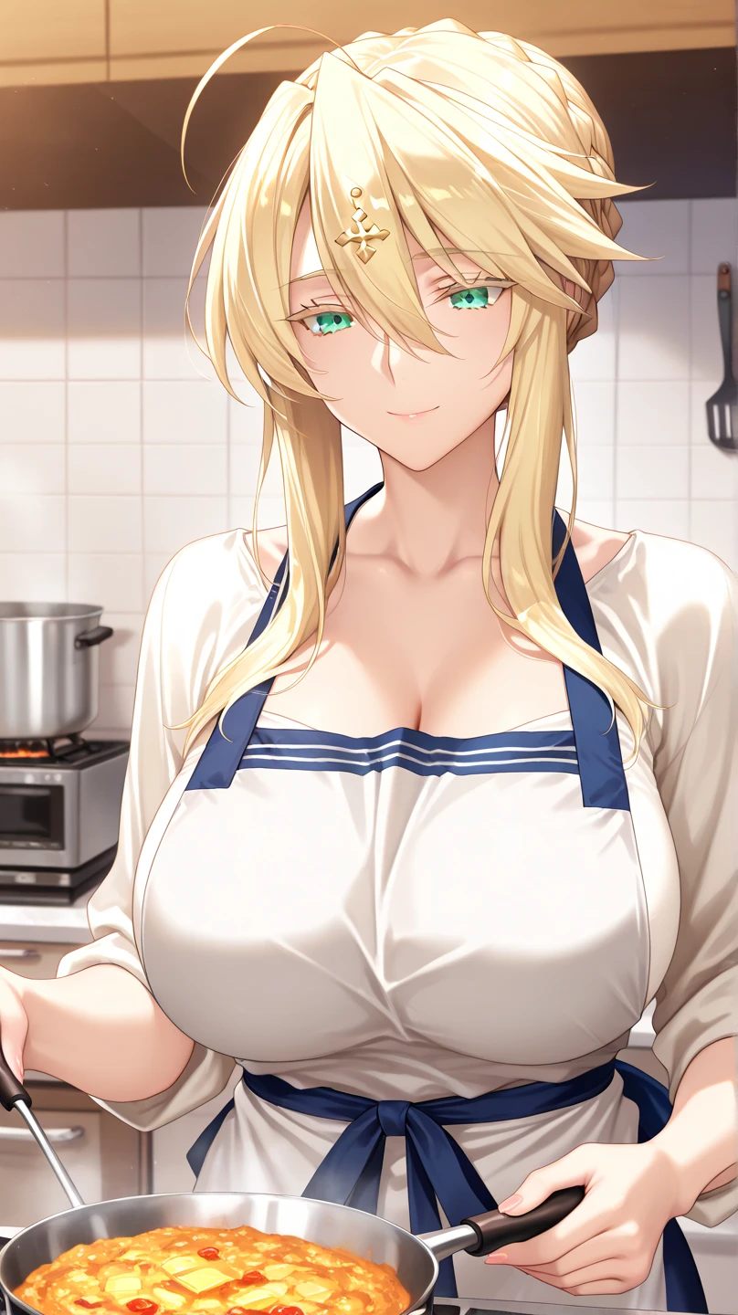 (dynamic angle:1.3, front view:1.1, breast focus:1.3, from above:1.1), (dynamic posing:1.2, sexy posing:1.2), (seductive smiling:1.3), ((looking at cake,Taking a cake out of the golden oven, worried about the outcome:1.2)),highest quality、(real、photorealistic:1.4),(ultra high resolution, 8K RAW photo, clear focus), best qualtiy, natural lighting, field depth, (Bright pupils, detailed beautiful eyes, high detailed face), Red lip, (tight focus:1.2), a girl 22yo old, Wearing a pastry chef uniform:1.3 , Thicc, thin breast, long hair, blue eyes,garter stocking, cleavage:1.2, midriff, black shorts, black thighhighs, thigh strap, pretty girl, (highly detailed beautiful face and eyes,firm breasts),real skin,((black,hair,long pony tail hair)),thin pubic hair,cute,lovely, detailed eyes,(double breasted:1.0,under bust:1.0),(with sparkling eyes and a contagious smile),open mouth, Looking at Viewer,A scene of cooking in the kitchen,looking at the golden oven
