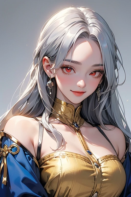 man, masculine, masculine face, attractive, muscular, ((1man)), masterpiece, absurdres, best quality ,intricate details , (shiny skin, shiny body, shiny oily luster skin, shiny hair, pale skintone), Sundown, attractive, ((muscular)), adult, one, earrings, Don't look at the view , Not looking at the view, silver hair, braided hair, perfect detailed face, perfect detailed hands, triton, fins, red eyes, triton ears, ((MLS)), smirk, medium large shoot, marine ornaments, beach in the background, fish tail, no legs