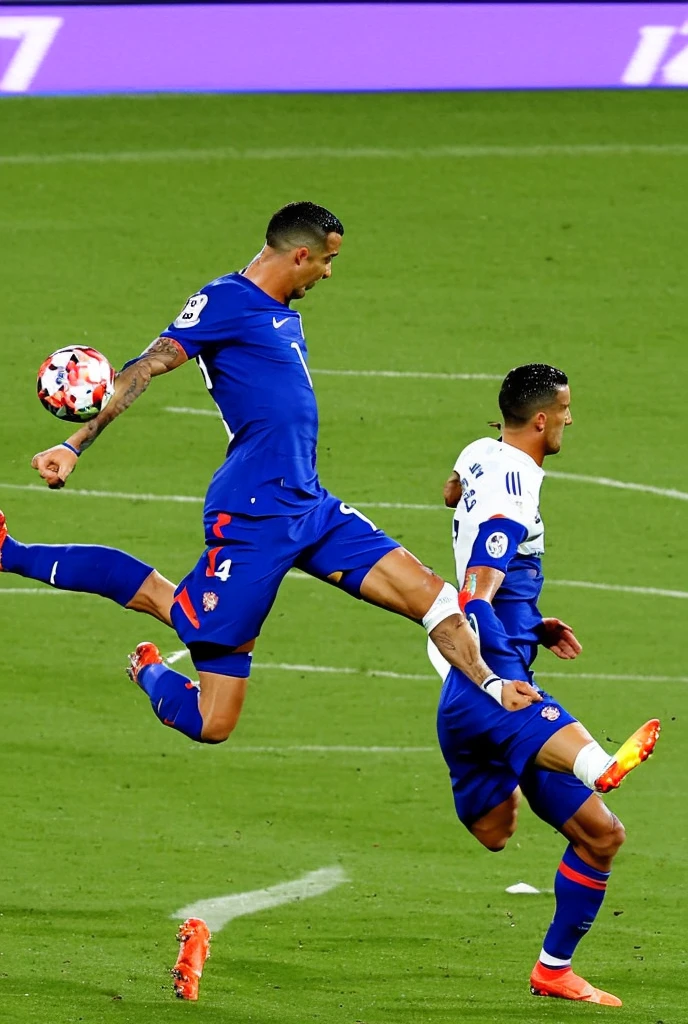 Neymar on the ground