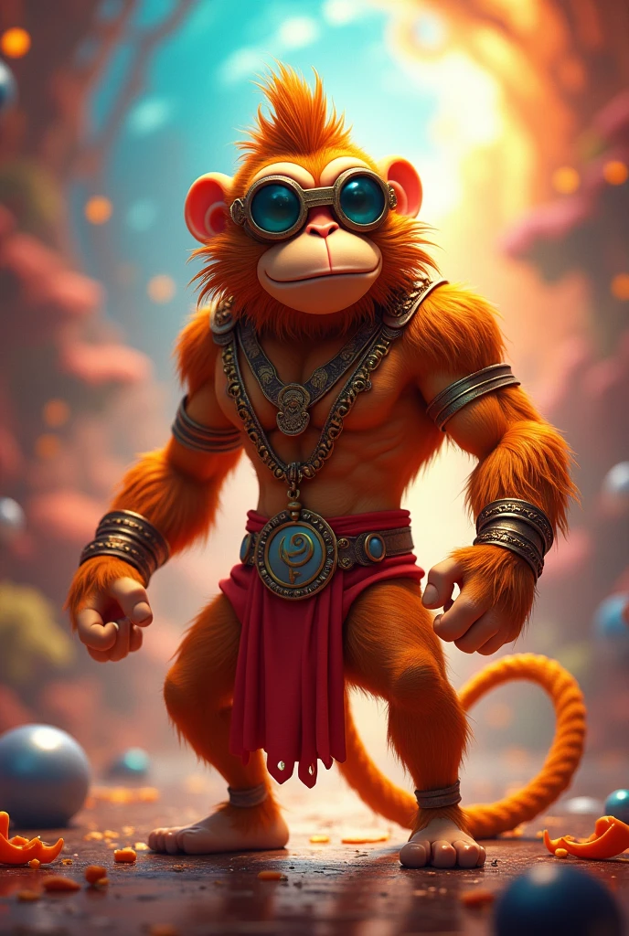 cbzbb ,Sun WuKong ,charachter ,cute, little, beautiful, devian art, trending artstation, digital art, detailed, cute, realistic, humanoide, character, tiny,cinematic sho ,cinematic lights,joe biden,looks disgust