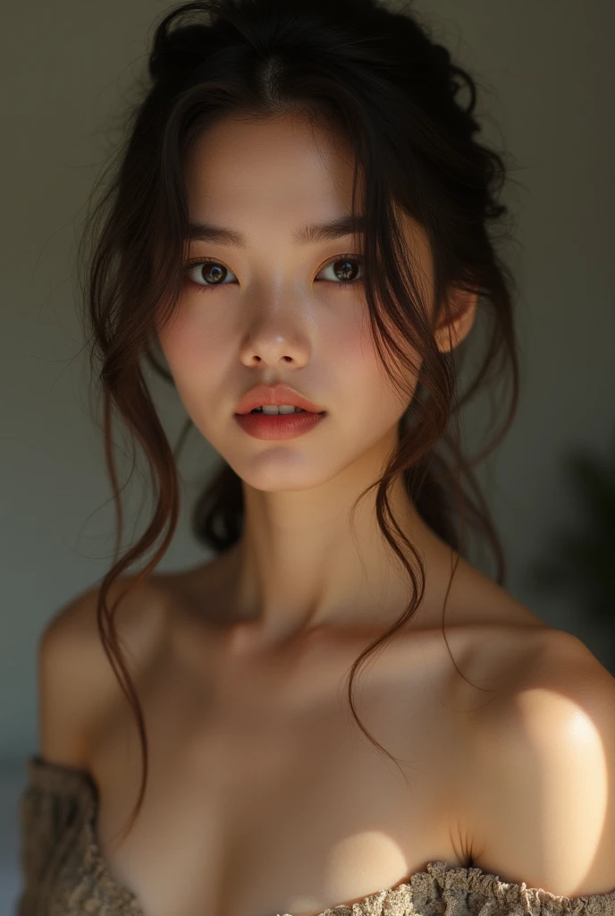 "A picture of a beautiful Myanmar woman, beautful body, full body, body color is wite