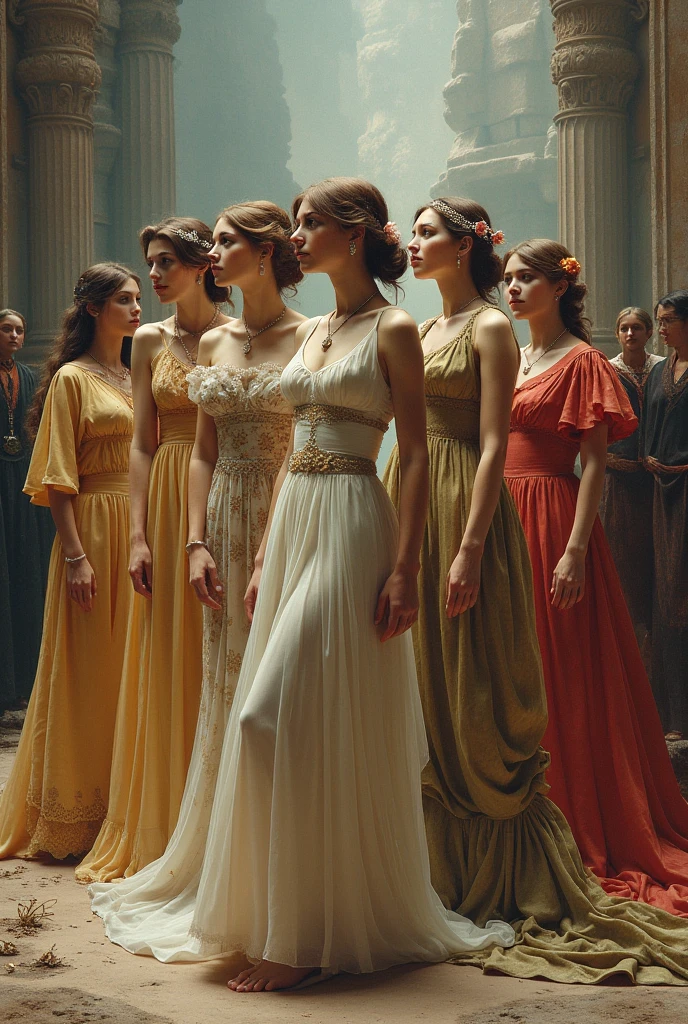 ((High-quality work)), the lines are clear and concise, the green dress and the beautiful pleated lace complement each other, which enriches the layering of the whole picture, the graceful Edwardian lace dress and the princess skirt add a lot to the character, the gesture with the back of the hand behind , It also shows the gentle and elegant side of women.