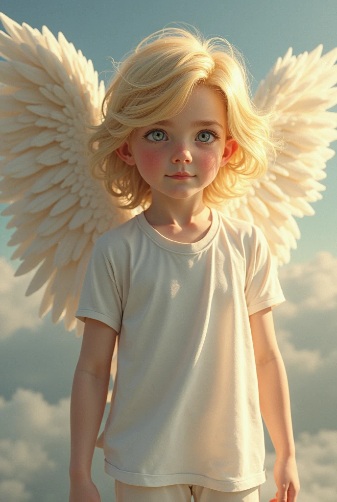 a boy in all angel