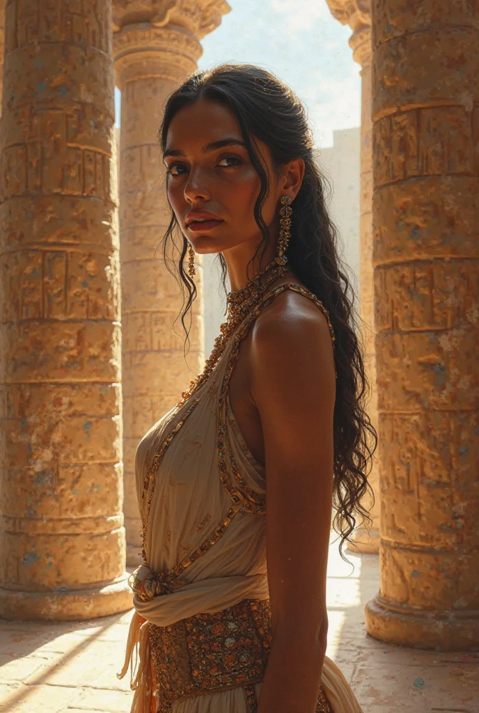 score_9, score_8_up, score_7_up, score_6_up, photorealistic, sexy photoshoot, mummy, nude body parts, posing, (pharaoh's tomb), Egypt, low light, depth of field, bokeh