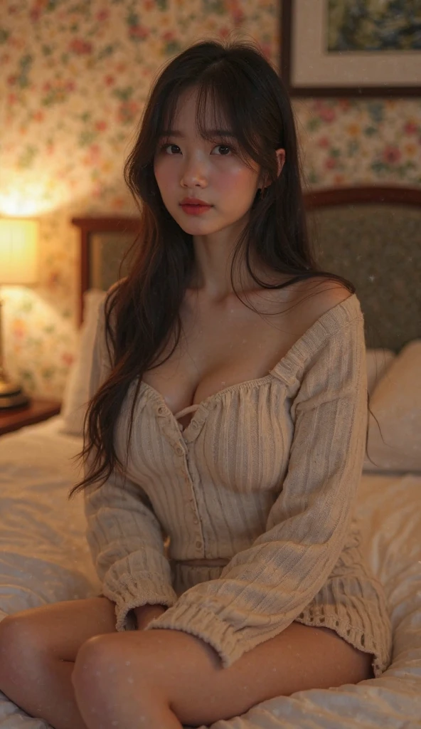 1 girl, solo, cute, looking at viewer, beautiful body, blush, (brown short crown braided wavy hair), (small breast), (green eyes), very life-like eyes, stylish casual outfit, medieval leather tunic brown, coconut fiber clothing, beautiful environment, highly detailed, masterpiece, best quality, highest quality, high resolution, (masterpiece:1.2), realistic lighting, incredible lighting