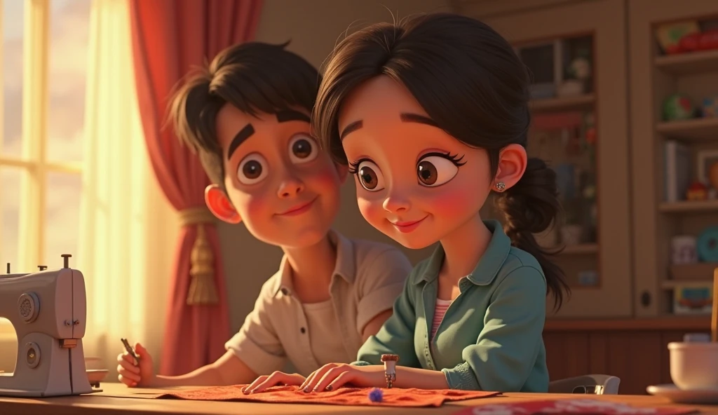 Um casal tirando uma foto na natureza, apaixonada com um fundo branco escrito ana e gabriel
