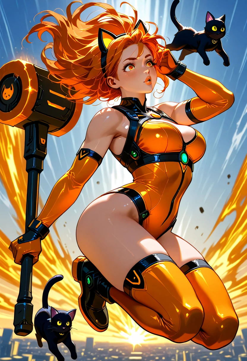 ((Ass view:1.3)), ((squatting:1.4)), turning head looking to viewer, ((fire hair)), (hair made of fire), ((white sclera)), There is a fire woman in a robot suit ((posing next to an futuristic Roman building)), ((integrated jet pack)), ((bulky jet pack:1.3)), Beautiful orange girl half cyborg, Cute cyborg girl, Beautiful girl cyborg, (aletta ocean face), (puffy lips), Perfect Robot Girl, Cyborg girl, (ass air bags), intricate details on ass, fire head, ((orange skin:1.4)), Young cyborg lady, (ass cleavage), Beautiful Female Robot, ((cybernetic abs:1.2)), ((orange skin)), intricate holes on ass, Beautiful orange robot woman, orange cyborg girl, perfect fire cyborg female, ((orange fire cyborg)), Female robot, Beautiful cyborg images, (cinematic lighting), red and orange aesthetic, small blue details