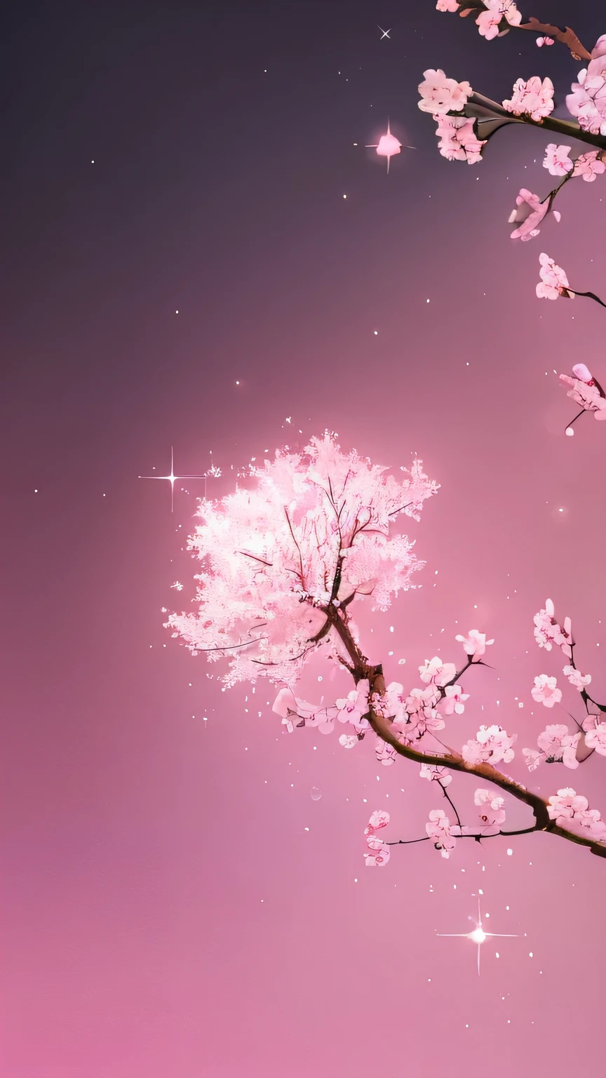 1girl, happy, short pink hair, looking at viewer:1.3, eyes is gazng to viewer:1.2, cherry blossom, furisode, like a soft white chiffon dress, embroidered dress, embroidery inspired by cherry blossoms:1.3, a captivating gentle smile, eyes shimmering with a mysterious sense of happiness, one hand reaching out to touch the petals, The cherry trees are in full bloom, petals dance in the wind creating an enchanting scene, (((glowing,pink theme, light,outline, sparkle, gradient, gradient background, shiny, magic, pink theme))), (extremely detailed, high resolution, absurdres,4K)