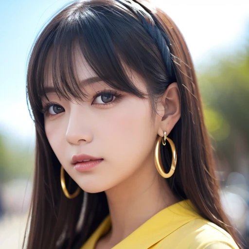1girl in、Beautuful Women、20yr old 、street corner、in NSFW、nudde、Bring your chest together with your arms、Point your chest at the camera、Colossal tits、Bust 85cm C cup、Put your ears out、The face of the golden ratio、The body of the golden ratio、top-quality、The ultra -The high-definition、bangss、Slightly sagging eyes、Her slightly chubby face is cute、Idol、Draw the whole body from head to toe、