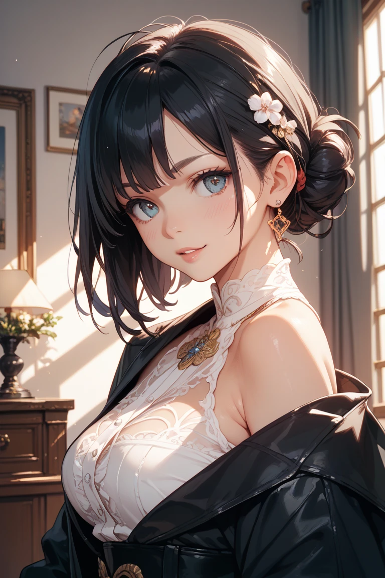 (masterpiece:1.4),, (highest quality:1.4),, Ultra-high resolution,, 8k, CG,, (Very delicate and beautiful:1.2),, , whole body,, from the front,, View your audience,, , One Girl,, alone,, Robber Girl,, Mature Girls,, , cute, sweet,, , At the ball,, Blurred Background,, ,ponytail,, ,, , 茶colorの目,, color々Performance,, Red lips,, , Face blown away by the wind,, , Random Color Dress,, Small breasts,Tsundere,