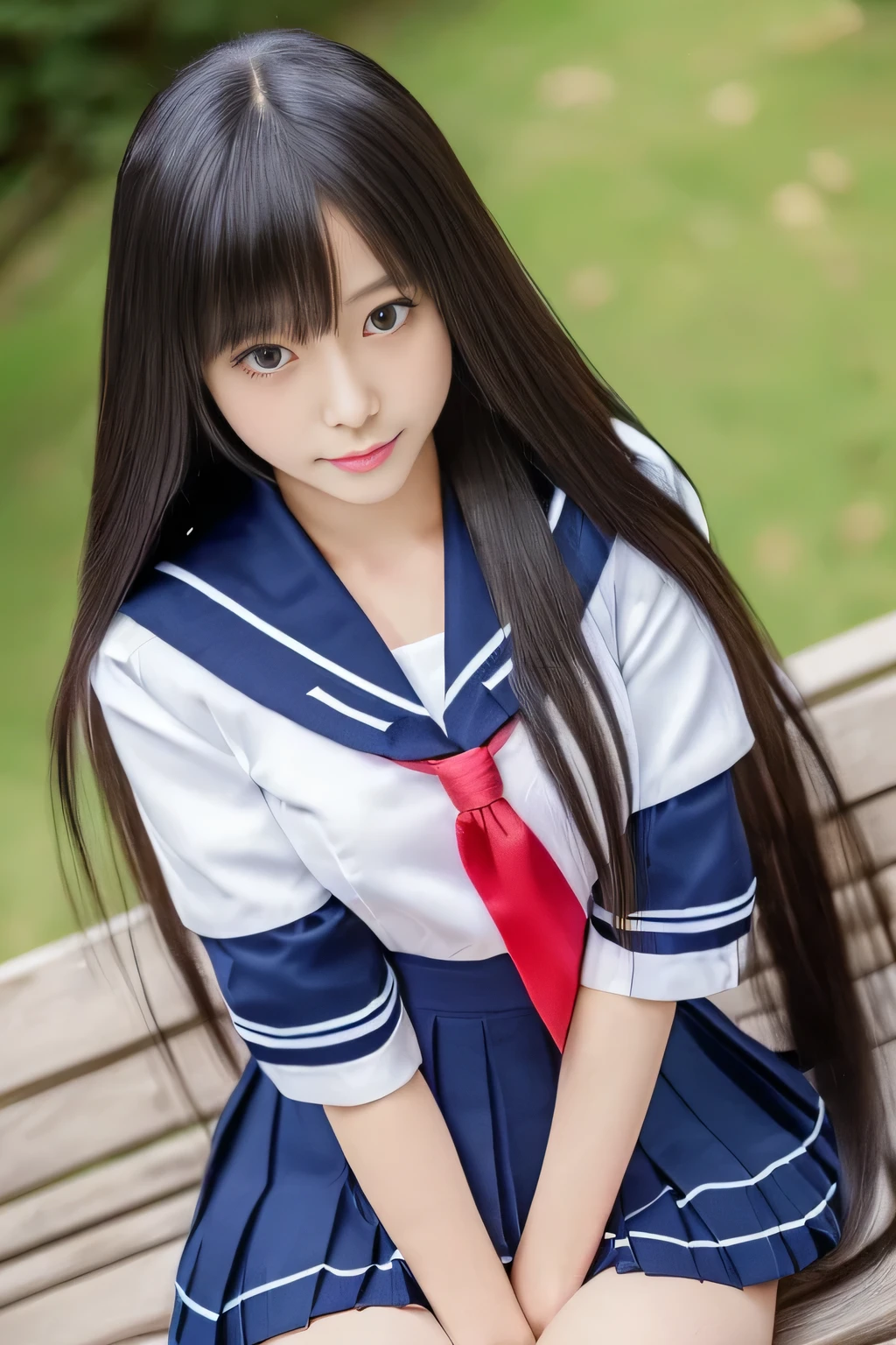 there is a woman laying on the floor in a room, Anime girl cosplay, Anime. Soft lighting, Cosplay, Ayaka Cosplay, cosplay foto, Kantai Collection Style, Trending on CGSTATION, Sailor Uniform, Anime Cosplay, Realistic Young Gravure Idol, a hyperrealistic schoolgirl, sakimichan, Princess Hair,White lace socks,Tsurime,((smooth hair,detailed hairs,Very fine hairs)),((small tits,Thin leg,skinny thigh)),slim figure,extremely detailed eye and face、beatiful detailed eyes,Cool color makeup,Expro II,Lens Flare,Sharpen,cinematic shadow,