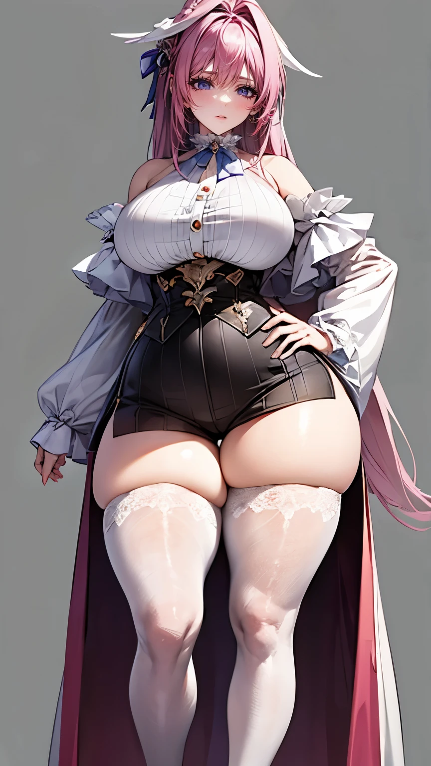 One Woman、beautiful girl、Liza、LizaのAtelier、Atelier、Alchemy kettle、Stir the contents of the sickle with a stick、beautiful girl, Highest quality, Thick thighs、Big 、Big Ass、Knee socks、Sweaty body、ムレムレのKnee socks、Shake your hips obscenely、Angle from directly below