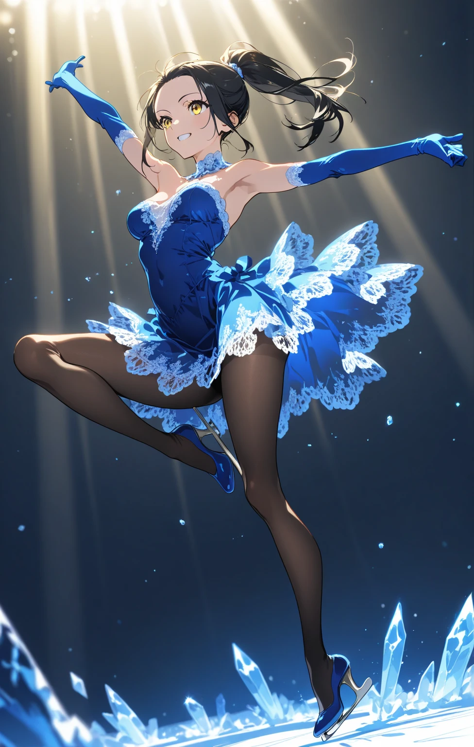 Beautiful figure skater