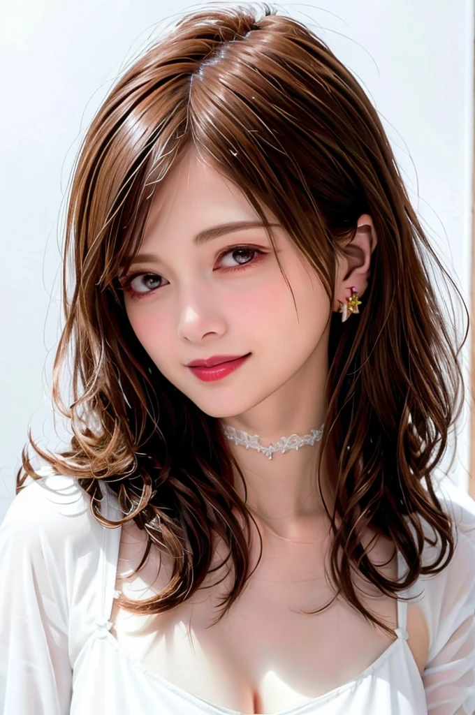 ((Best quality, 8k, Masterpiece :1.3)), Sharp focus :1.2, A pretty woman with perfect figure :1.4, Slender abs :1.2, ((Dark brown hair, Big breasts :1.2)), (Natural light, City street:1.1), Highly detailed face and skin texture, Detailed eyes, Double eyelid