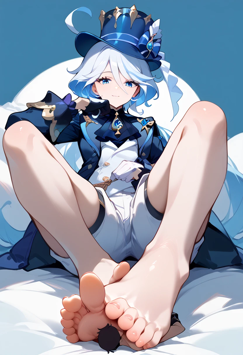 score_9, score_8_up, score_7_up, BREAK source_anime,masterpiece, best quality, highly detailed,absurdres, anime,highres,8k, shadow,uncensored, indoors, simple background, home, full body, sitting, feet, soles, toes, foot focus, 1girl, zundalora, pantyhose, white legwear, zundamon