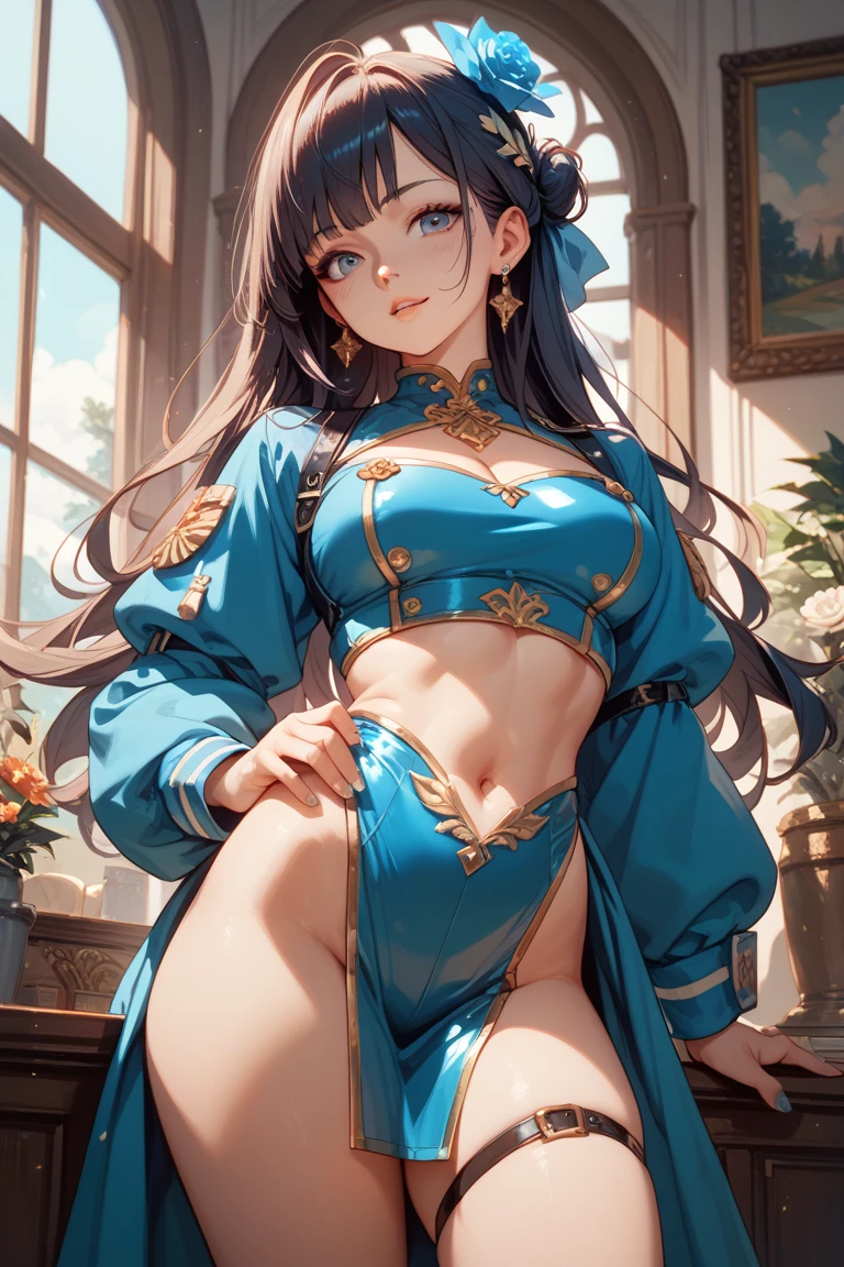 cute loli,(((little li,tiny little body,little,chibi))),(((25 years old))),((anime loli with extremely cute and beautiful black hair)),((((indian girl)))),(((medium chest))),((((black hair:1.35,messy hair,colored inner hair,absurdly long unkempt hair,dark hair,black hair,very long hair,voluminous hair,Thick hair,Dense hair,long hair)))),(((turquoise_eyes:1.3))),intricate eyes,beautiful detailed eyes,symmetrical eyes,big eyes:1.5,(((lustrous skin:1.5,bright skin: 1.5,skin tanned,shiny skin,very shiny skin,shiny body,plastic glitter skin,exaggerated shiny skin,illuminated skin))),(detailed body,(detailed face)),
cute,slutty,erotic,daring,(nsfw),
revealing clothing,show skin,((leotard in the bright turquoise)),((Ballet Set,turquoise lace stockings,Dance Ballet,Wear a turquoise tutu,wearing ballet dress)),(((turquoise diadem))),(semi-naked),(arabian jewelry,intricate necklace),(((intricate outfit,intricate clothes,embroidered outfit,ornate outfit))),
(dynamic pose:1.0),embarrassed,(centered,scale to fit dimensions,Rule of thirds),
inside,indoor,((practice room in a palace in Arabia)),scenery:1.25,((intricate scenery)),((winter decorations)),Christmas tree,
(Glossy winter ornaments),highres,sharp focus,(ultra detailed,extremely detailed),(photorealistic artwork:1.37),(extremely detailed CG unity 8k wallpaper),(((vibrant colors,vibrant theme))),(intricate),(masterpiece),(best quality),