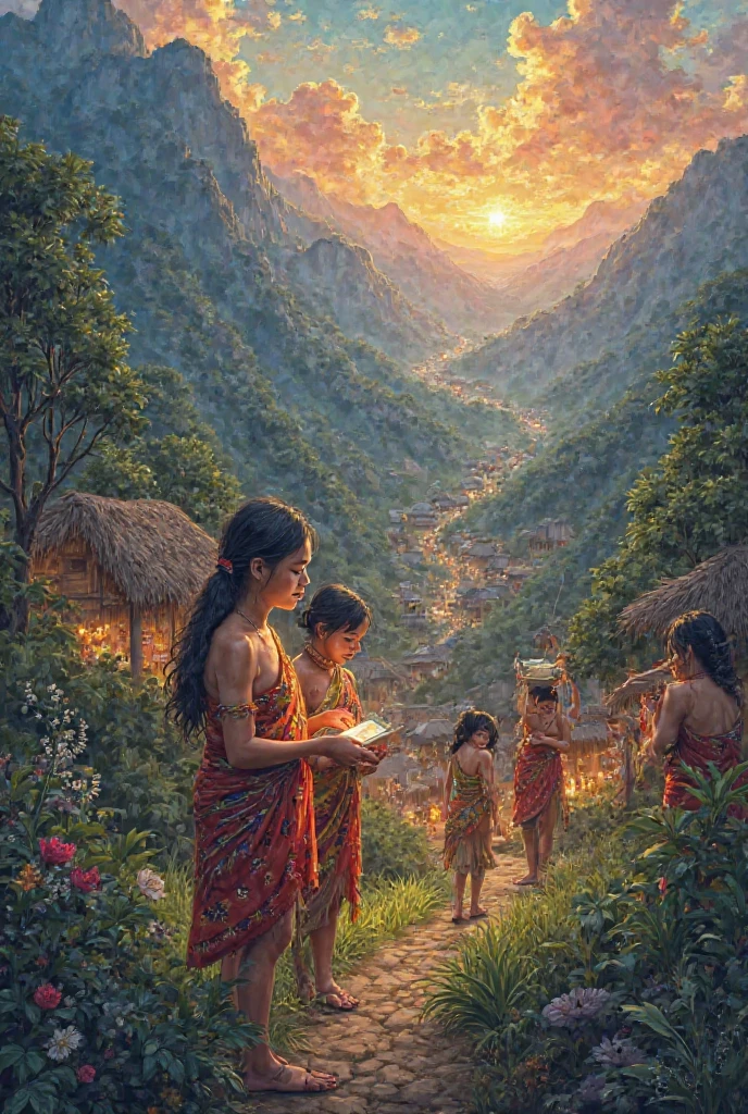 Krishna jee with her friends playing at the bank of river at the blue sky night time