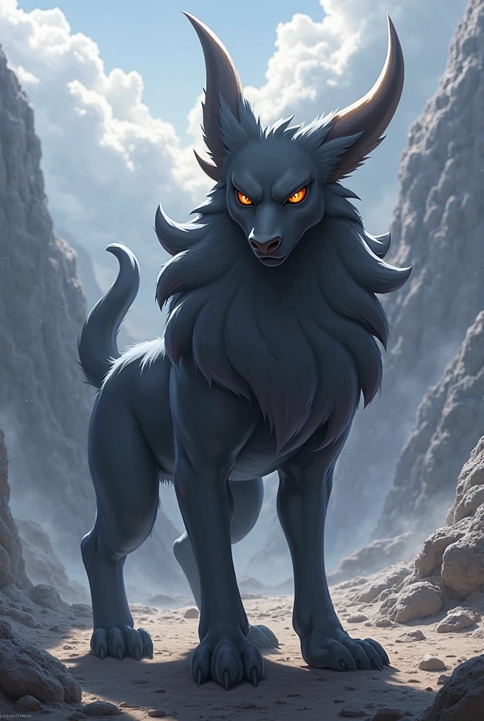 <lora:2.5DStylePonyDiffusionV6XL_V0.1:0.6>,score_9,score_8_up,score_7_up,score_6_up,score_5_up,score_4_up,portrait,feral,full body,epic,gradient background,sitting, Mightyena,dark purple background