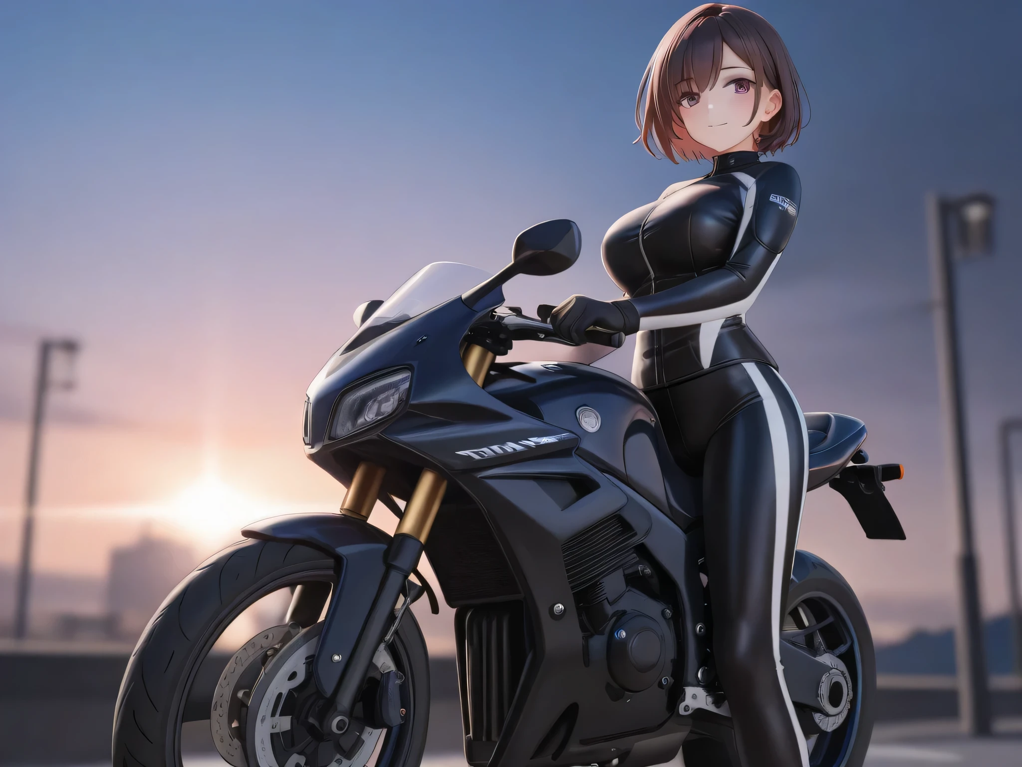 woman biker