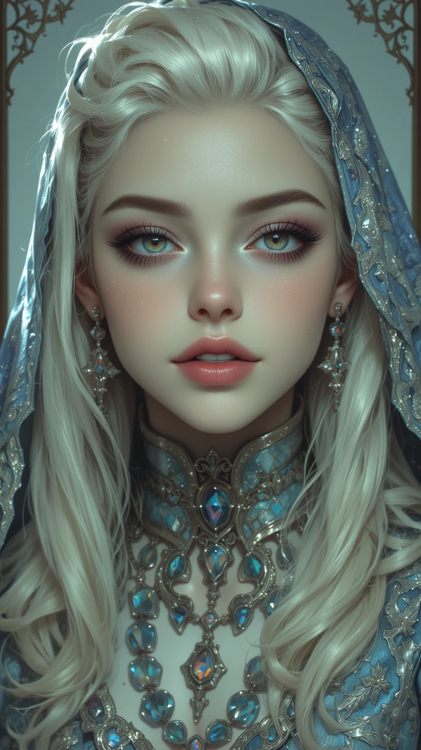 a gorgeous young woman, beautiful detailed eyes, beautiful detailed lips, extremely detailed face and skin, long eyelashes, intricate hairstyle, elegant dress, confident expression, looking directly at viewer, cinematic lighting, warm color tones, award winning illustration, masterpiece, ultra-detailed, photorealistic, 8k