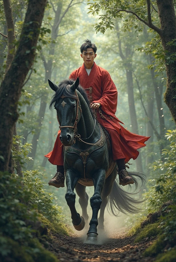 masterpiece, high quality, ultra high res, 1man, mid-age man, ((smoking pipe)), <lora:dingzhenlora_v1:1>, ((heavy rain weather)), long leather rain coat, modern city, white horse, standing near horse, night, raining,