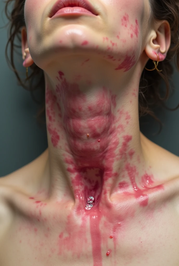 pictures of swollen neck, Use a Canon EOS 5D Mark IV with a 24-70mm f/2.8 lens. Settings: ISO 100, aperture f/8, and shutter speed 1/125s to capture a sharp, vibrant image with a wide depth of field.
